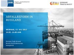 ABFALLREFORM IN RUSSLAND - WEBINAR, 13. JULI 2017 14:00 -15:00 UHR Germany Trade & Invest Bereich GUS/Südosteuropa www.gtai.de