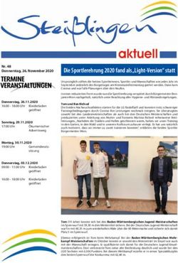 Die Sportlerehrung 2020 fand als "Light-Version" statt