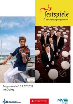 Programmheft 23.07.2021 Im Dialog - Festspiele Mecklenburg ...