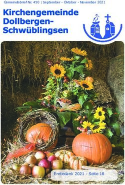 Kirchengemeinde Dollbergen-Schw&uuml;blingsen - Gemeindebrief Nr. 450 | September - Oktober - November 2021