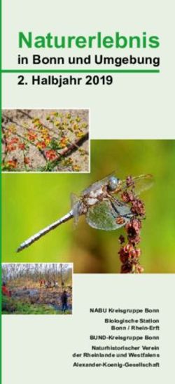 Naturerlebnis in Bonn und Umgebung 2. Halbjahr 2019 - Biostation Bonn