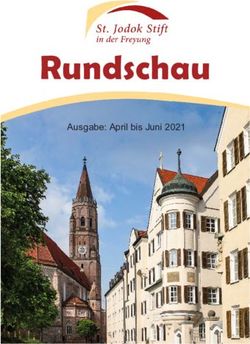 Rundschau Ausgabe: April bis Juni 2021 - Ausgabe: Oktober - Dezember 2019