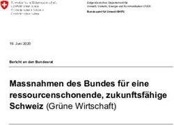Massnahmen des Bundes für eine ressourcenschonende, zukunftsfähige Schweiz (Grüne Wirtschaft)