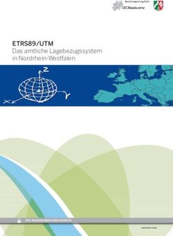 ETRS89/UTM Das amtliche Lagebezugssystem in Nordrhein-Westfalen