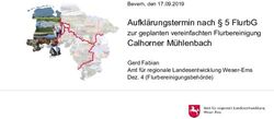 Aufklärungstermin nach 5 FlurbG - zur geplanten vereinfachten Flurbereinigung Gerd Fabian Amt für regionale Landesentwicklung Weser-Ems Dez. 4 ...
