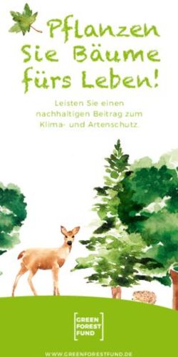 Sie B&auml;ume f&uuml;rs Leben! - Leisten Sie einen nachhaltigen Beitrag zum Klima- und Artenschutz - Green Forest Fund