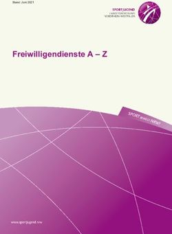 Freiwilligendienste A - Z - Stand: Juni 2021 - Sportjugend NRW