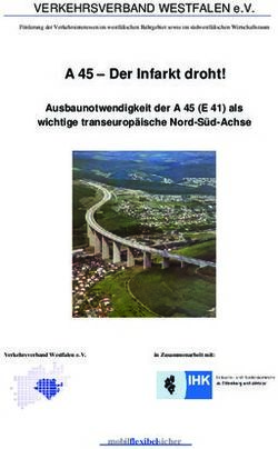 A 45 - Der Infarkt droht! - VERKEHRSVERBAND WESTFALEN e.V - Verkehrsverband Westfalen eV