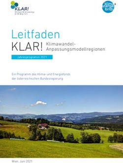 Leitfaden KLAR! Klimawandel-Anpassungsmodellregionen