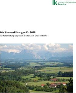 Die Steuererklärungen für 2018 - Ausfüllanleitung für pauschalierte Land- und Forstwirte - Landwirtschaftskammer Österreich