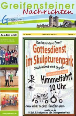 Aus dem Inhalt - Gemeinde Greifenstein