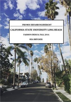 CALIFORNIA STATE UNIVERSITY LONG BEACH - PROMOS-ERFAHRUNGSBERICHT FASHION DESIGN, FALL 2016 BEA BR&Uuml;CKER - HAW Hamburg