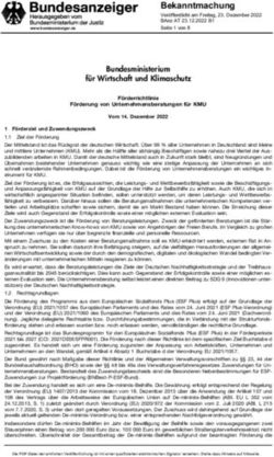 Bekanntmachung Ver&ouml;ffentlicht am Freitag, 23. Dezember 2022 BAnz AT 23.12.2022 B1 Seite 1 von 8