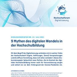 9 Mythen des digitalen Wandels in der Hochschulbildung