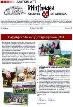 Mutlanger Sommerferienprogramm 2020 - AMTSBLATT - Gemeinde Mutlangen