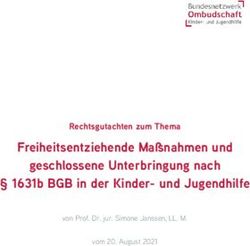 Freiheitsentziehende Ma&szlig;nahmen und geschlossene Unterbringung nach 1631b BGB in der Kinder- und Jugendhilfe - Rechtsgutachten zum Thema