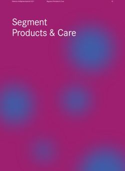 Segment Products & Care - Galenica Gruppe