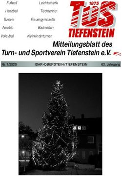 Mitteilungsblatt des Turn- und Sportverein Tiefenstein e.V - 18751875 Fußball