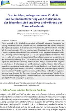 Druckerleben, wahrgenommene Vitalität und Autonomieförderung von Schüler*innen der Sekundarstufe I und II vor und während der Corona-Pandemie