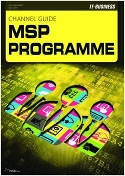 MSP PROGRAMME CHANNEL GUIDE - Vogel Communications Group