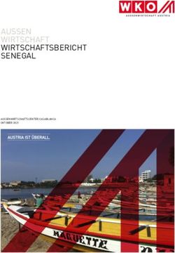 AUSSEN WIRTSCHAFT WIRTSCHAFTSBERICHT SENEGAL