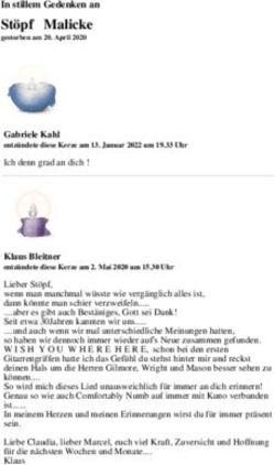 Stöpf Malicke In stillem Gedenken an - Gedenkseiten bei Coburger Bestattungsinstitut ...