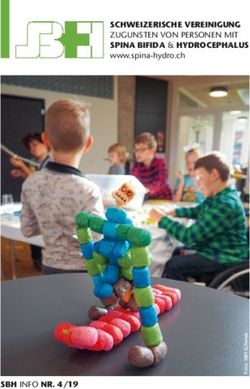 SCHWEIZERISCHE VEREINIGUNG ZUGUNSTEN VON PERSONEN MIT SPINA BIFIDA & HYDROCEPHALUS - www.spina-hydro.ch