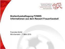 Breitenfussballtagung FVNWS Informationen aus dem Ressort Frauenfussball - Franziska Schild M&uuml;nchenstein , 7. M&auml;rz 2015