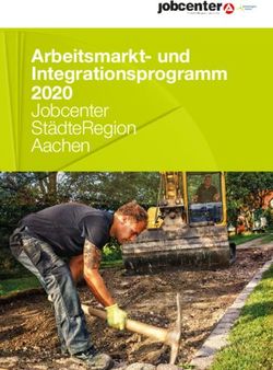 Arbeitsmarkt- und Integrationsprogramm 2020 - Jobcenter StädteRegion Aachen