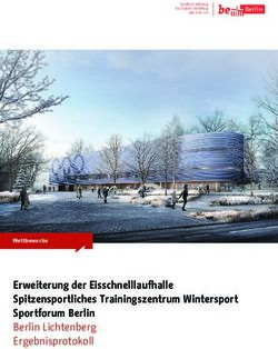 Erweiterung der Eisschnelllaufhalle Spitzensportliches Trainingszentrum Wintersport Sportforum Berlin Berlin Lichtenberg Ergebnisprotokoll ...