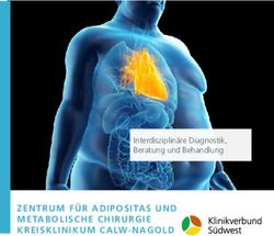 ZENTRUM F&Uuml;R ADIPOSITAS UND METABOLISCHE CHIRURGIE KREISKLINIKUM CALW-NAGOLD - Interdisziplin&auml;re Diagnostik, Beratung und Behandlung