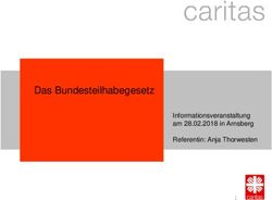 Das Bundesteilhabegesetz - Informationsveranstaltung am 28.02.2018 in Arnsberg Referentin: Anja Thorwesten - Caritas Arnsberg