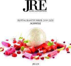 SCHWEIZ RESTAURANTFÜHRER 2019|2020 - JRE restaurants