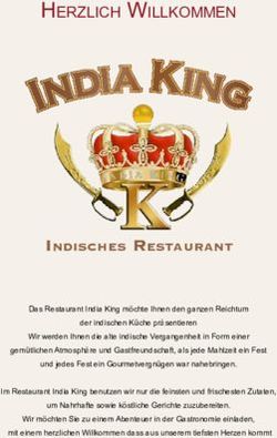 HERZLICH WILLKOMMEN - INDISCHES RESTAURANT - INDIA KING