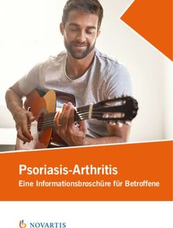 Psoriasis-Arthritis Eine Informationsbrosch&uuml;re f&uuml;r Betroffene - psoriasis.info