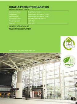 UMWELT-PRODUKTDEKLARATION - nach ISO 14025 und EN 15804+A1