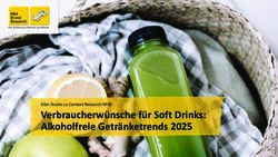 Verbraucherw&uuml;nsche f&uuml;r Soft Drinks: Alkoholfreie Getr&auml;nketrends 2025 - K&A-Studie zu Context-Research N&ordm;60 - K&A BrandResearch