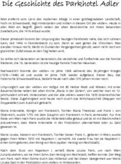 Die Geschichte des Parkhotel Adler