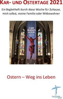KAR- UND OSTERTAGE 2021 - Ostern - Weg ins Leben - Ein Begleitheft durch diese Woche f&uuml;r Zuhause, mich selbst, meine Familie oder Mitbewohner