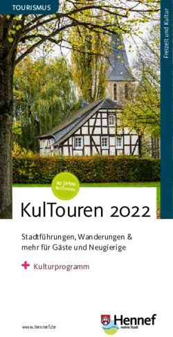 KULTOUREN 2022 - STADT HENNEF