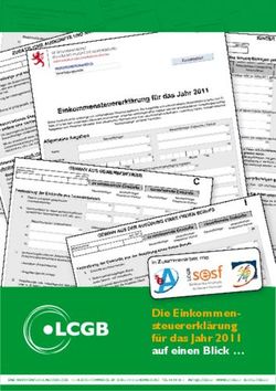 Die Einkommen-steuererklärung für das Jahr 2011 auf einen Blick