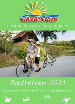 Radreisen 2021 - ERFAHREN - ERLEBEN - ERHOLEN - Alle Angebote immer aktuell auf www.froech-reisen.at - Laakirchen
