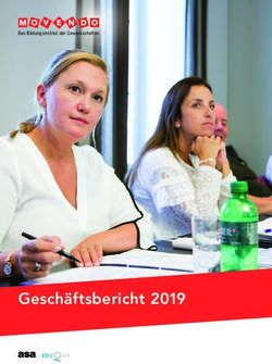 Gesch&auml;ftsbericht 2019 - Das Bildungsinstitut der Gewerkschaften - e-Perabt