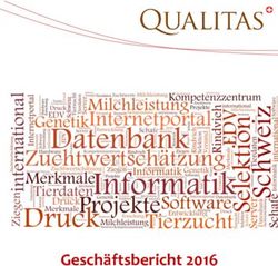 Gesch&auml;ftsbericht 2016 - Qualitas AG