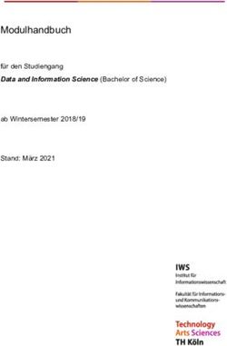 Modulhandbuch Für Den Studiengang Data And Information Science ...