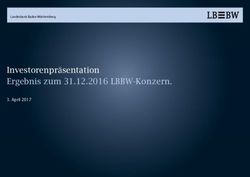 Investorenpräsentation Ergebnis zum 31.12.2016 LBBW-Konzern - April 2017 - Landesbank Baden-Württemberg - Die LBBW