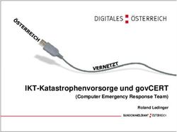 IKT-Katastrophenvorsorge und govCERT - (Computer Emergency Response Team) Roland Ledinger - oiip
