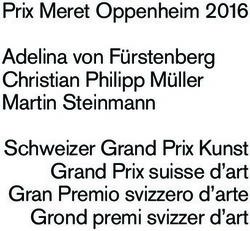 Prix Meret Oppenheim 2016 Adelina von F&uuml;rstenberg Christian Philipp M&uuml;ller Martin Steinmann Schweizer Grand Prix Kunst Grand Prix suisse d'art ...