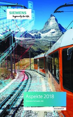 Aspekte 2018 - Siemens Schweiz AG
