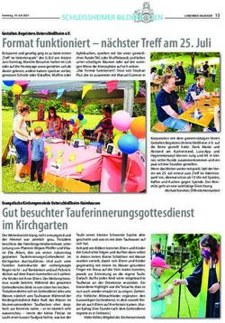 Format funktioniert - n&auml;chster Treff am 25. Juli - SCHLEISSHEIMER BILDERB GEN